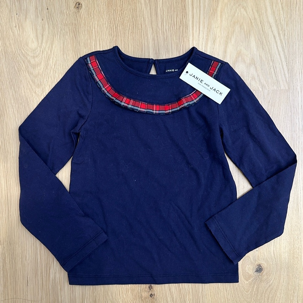 New Janie and Jack shirt size 6 shirt